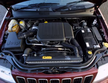 Sob o capô Jeep Grand Cherokee Limited [UK-spec] (WJ) '04.1999–2003