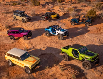 Jeep Cherokee, Jeep Wrangler, Jeep Grand Wagoneer, Jeep Gladiator