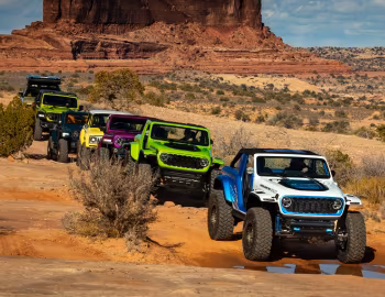 Jeep Cherokee, Jeep Wrangler, Jeep Grand Wagoneer, Jeep Gladiator