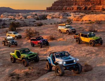 Jeep Cherokee, Jeep Wrangler, Jeep Grand Wagoneer, Jeep Gladiator