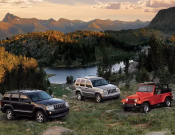 Jeep Wrangler, Jeep Grand Cherokee, Jeep Liberty