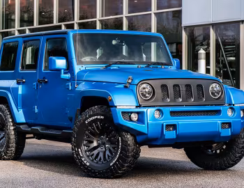 Chelsea Truck Jeep Wrangler Unlimited Black Hawk Edition Volcanic Sky [UK-spec] (JK) '2017