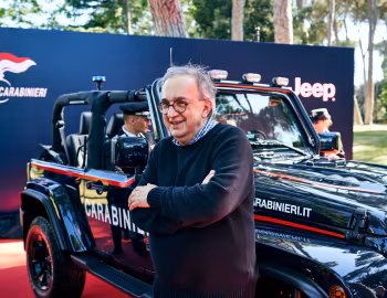 Jeep Wrangler Carabinieri, Sergio Marchionne