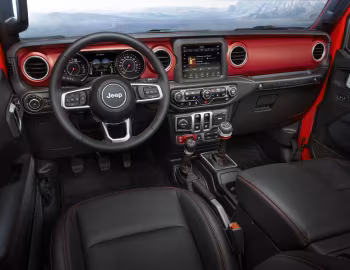 Painel frontal 2018–23 Jeep Wrangler Rubicon [North America] (JL) '2018–23