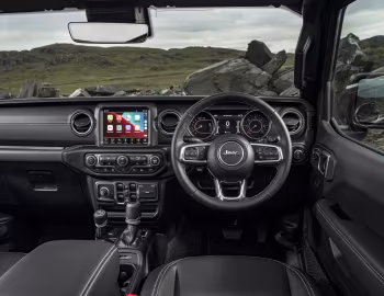 Painel frontal Jeep Wrangler Unlimited "80th Anniversary" [UK-spec] (JL) '2021