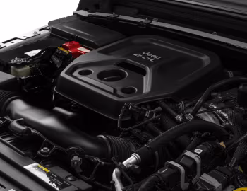 Sob o capô Jeep Wrangler Unlimited Rubicon [Latam] (JL) '2019–23