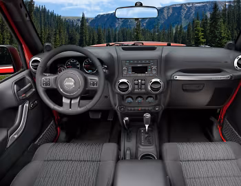 Painel frontal 2011–18 Jeep Wrangler Unlimited Rubicon [North America] (JK) '2010–18