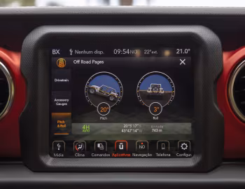 Interior Jeep Wrangler Unlimited Rubicon [Latam] (JL) '2019–23