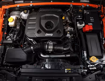 Sob o capô Jeep Wrangler Unlimited Rubicon [Australia] (JL) '2019–23