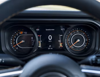 Tableau de bord Jeep Wrangler Unlimited Sahara [UK-spec] (JL) '2024–pr.