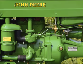 Sob o capô 1953–55 John Deere 40T-W