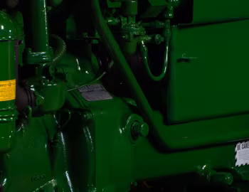 Sob o capô John Deere 420W LPG '1956–58
