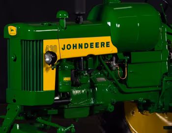 Sob o capô John Deere 430T-W LPG '1958–60