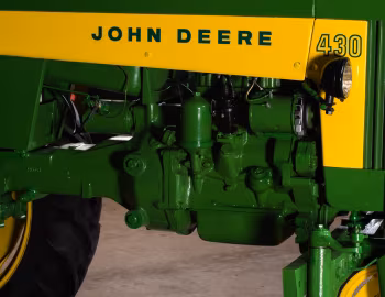 Sob o capô John Deere 430V '09.1958–60
