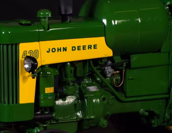 Sob o capô John Deere 430W LPG '1958–60