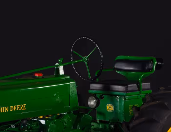 Інтер'єр 1954–56 John Deere 60 dual narrow front Gasoline