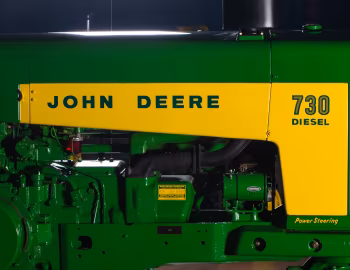 Sob o capô John Deere 730DW '1958–61