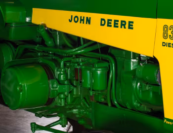 Sob o capô John Deere 830 '1958–60
