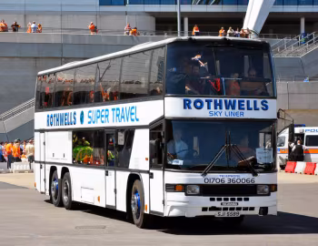 Scania K112TRS Jonckheere Jubilee P99 [UK-spec] (CH51/19Ft) '03.1985–05.1986