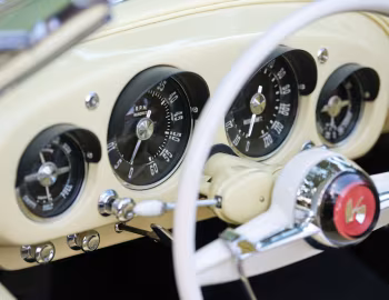 Комбінація приладів 1954 Kaiser Darrin Sport Convertible (161)