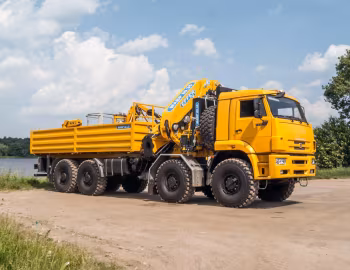 КамАЗ-6560-43 с КМУ EFFER 855 6S JIB 6S '2013–pr.