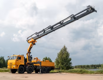 КамАЗ-6560-43 с КМУ EFFER 855 6S JIB 6S '2013–pr.