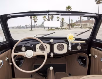 Panel frontal Volkswagen Model 15 Karmann Cabriolet (Type 1) '1951–53