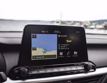 Интерьер 2020–21 Kia Forte GT [North America] (BD) '2019–21
