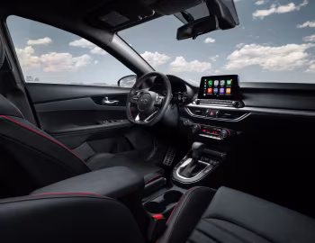 Interior 2020–21 Kia Forte GT [North America] (BD) '2019–21