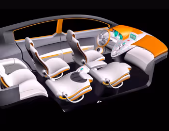 Interior Kia KCD-I Slice Concept '01.2003
