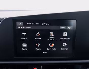 Інтэр'ер Kia Niro HEV S [Australia] (SG2) '2022–н.ч.