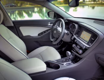 Interior 2015–16 Kia Optima Hybrid [North America] (TF) '2014–16