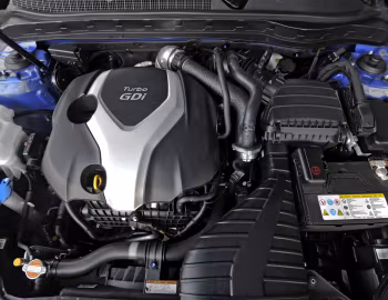 Под капотом 2011–13 Kia Optima Turbo [North America] (TF) '2010–13