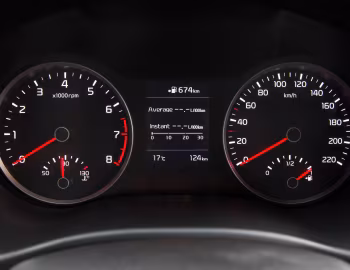 Камбінацыя прыбораў Kia Rio [Worldwide] (YB) '2016–20