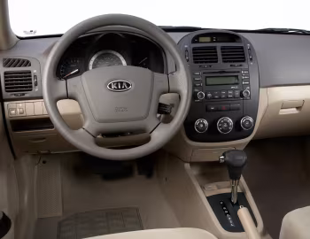 Торпедо 2007–09 Kia Spectra EX [North America] (LD) '2006–09
