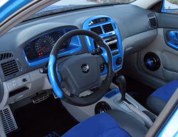 Интерьер Kia Spectra5 "Blue Nite" (LD) '11.2004
