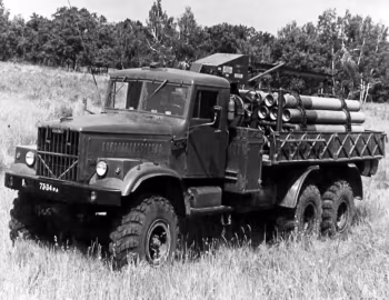 ТЗМ ТОС-1 на шасси КрАЗ-255Б '1979
