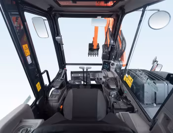 Интерьер Kubota KX085-5 mono boom '2023–н.в.