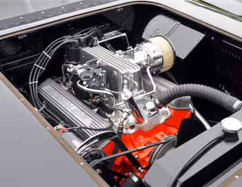 Under the hood Kurtis 500KK Sutton Roadster '1955