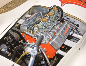 Under the hood Kurtis Aguila (#62-S1) '1962