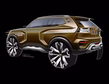Croquis Lada 4×4 Vision '08.2018