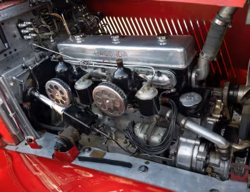 Sous la capuche Lagonda M45 Tourer '1934
