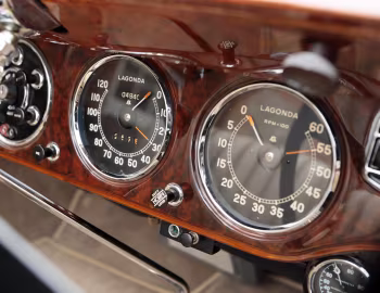 Комбинация приборов Lagonda V12 Rapide Drophead Coupe '1938–39