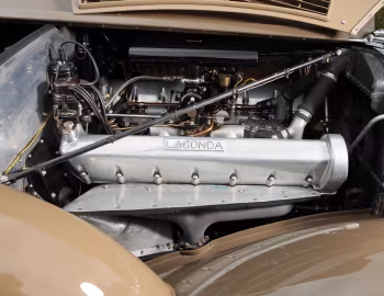 Под капотом Lagonda V12 Rapide Drophead Coupe '1938–39