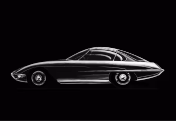 Esboço (sketch) Lamborghini 350 GTV '03.1963