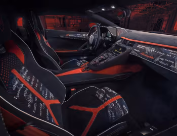 Intérieur Lamborghini Aventador S by Yohji Yamamoto '10.2020