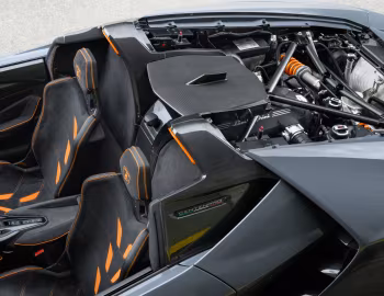 Sob o capô Lamborghini Centenario Roadster (#06873) '2017