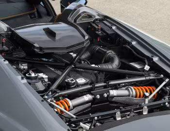 Sob o capô Lamborghini Centenario Roadster (#06873) '2017