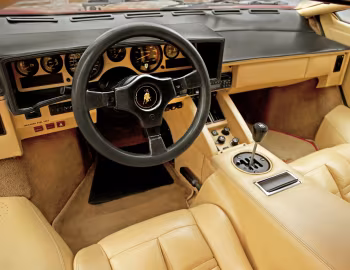Painel frontal Lamborghini Countach LP5000 S Quattrovalvole [North America] '1985–87