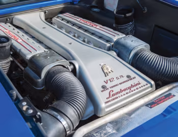 Sob o capô Lamborghini Diablo SV Monterey Edition '1998